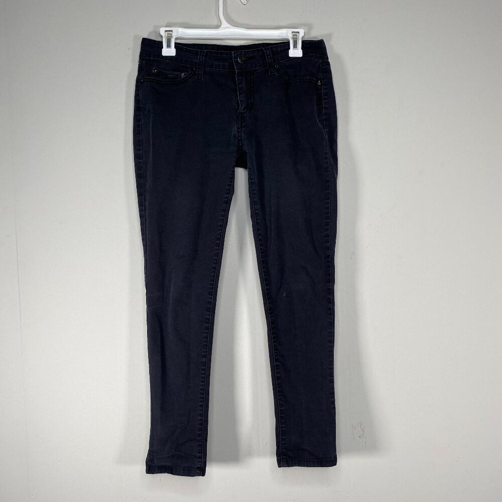 Vintage Levi's 535 Jean Legging Women's 29 Low Rise Black Casual Pants VTG Y2K